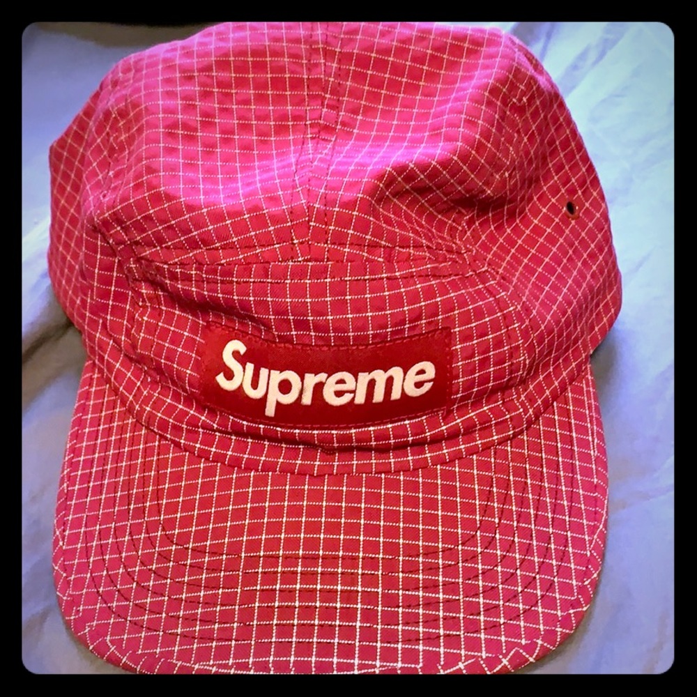 Supreme reflective box logo hat